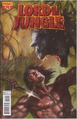 Lord of the Jungle 14 published by Dynamite with cover art by Lucio Parillo
