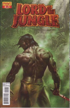 Lord of the Jungle 15 published by Dynamite with cover art by Lucio Parillo