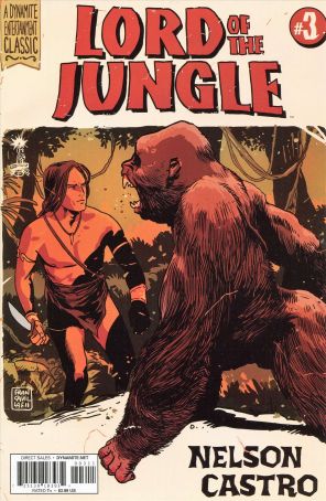 Lord of the Jungle 3C published by Dynamite with cover art by Francesco Francavilla