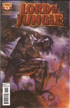 Lord of the Jungle 4A published by Dynamite with cover art by Lucio Parillo