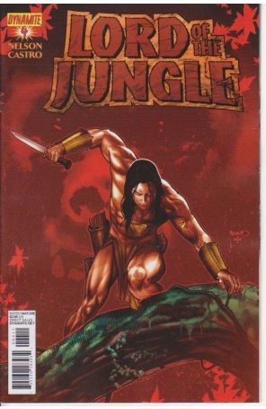 Lord of the Jungle 4B published by Dynamite with cover art by Paul Renaud
