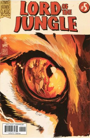Lord of the Jungle 5C published by Dynamite with cover art by Francesco Francavilla