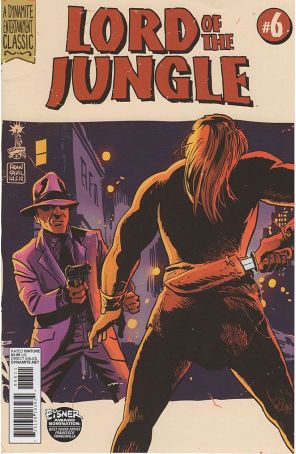 Lord of the Jungle 6C published by Dynamite with cover art by Francesco Francavilla
