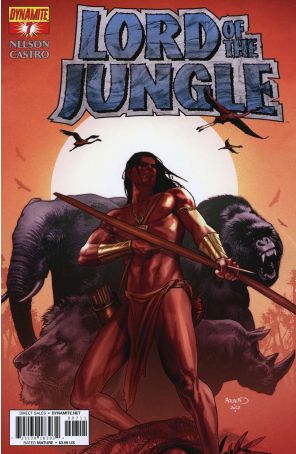 Lord of the Jungle 7B published by Dynamite with cover art by Paul Renaud