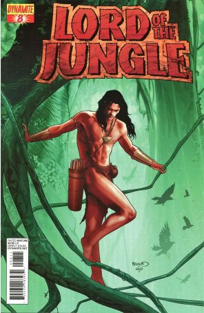 Lord of the Jungle 8B published by Dynamite with cover art by Paul Renaud