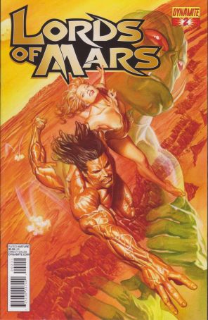 Lords of Mars (Vol. 1) 2 published by Dynamite with cover art by Alex Ross