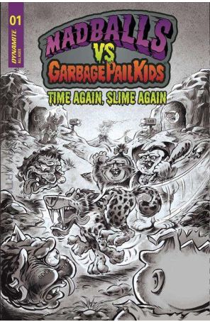 Madballs Vs. Garbage Pail Kids: Time Again, Slime Again 1F published by Dynamite with cover art by Jason Crosby