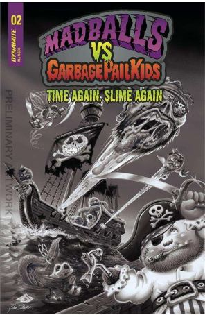Madballs Vs. Garbage Pail Kids: Time Again, Slime Again 2F published by Dynamite with cover art by Joe Simko