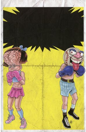Madballs Vs. Garbage Pail Kids: Time Again, Slime Again 4F published by Dynamite with cover art by Ken Haeser
