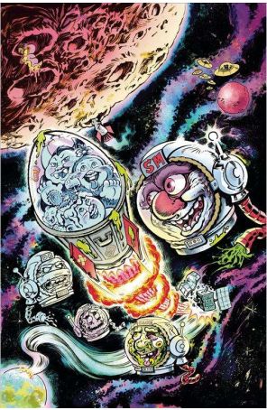Madballs Vs. Garbage Pail Kids: Time Again, Slime Again 4G published by Dynamite with cover art by Jason Crosby