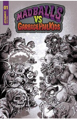 Madballs vs Garbage Pail Kids 1F published by Dynamite with cover art by Jason Crosby