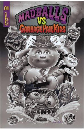 Madballs vs Garbage Pail Kids 1G published by Dynamite with cover art by Joe Simko