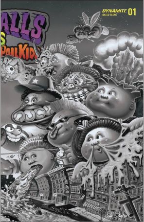 Madballs vs Garbage Pail Kids 1N published by Dynamite with cover art by Joe Simko and James Groman