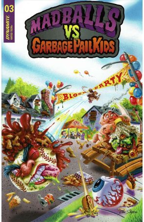 Madballs vs Garbage Pail Kids 3A published by Dynamite with cover art by Joe Simko