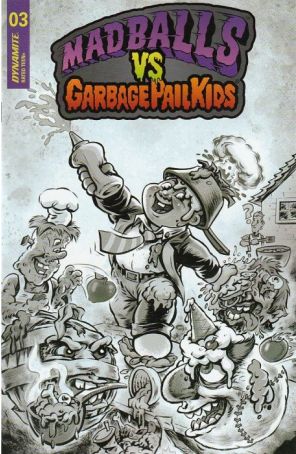 Madballs vs Garbage Pail Kids 3D published by Dynamite with cover art by Jason Crosby