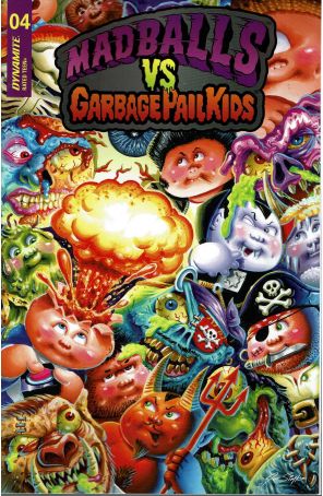 Madballs vs Garbage Pail Kids 4A published by Dynamite with cover art by Joe Simko