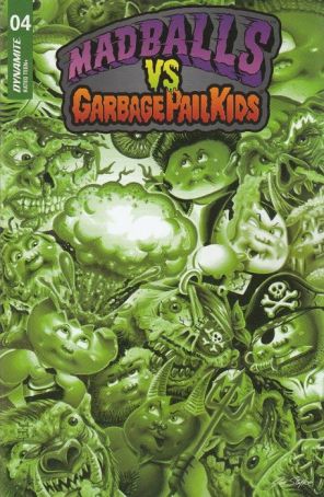 Madballs vs Garbage Pail Kids 4J published by Dynamite with cover art by Joe Simko