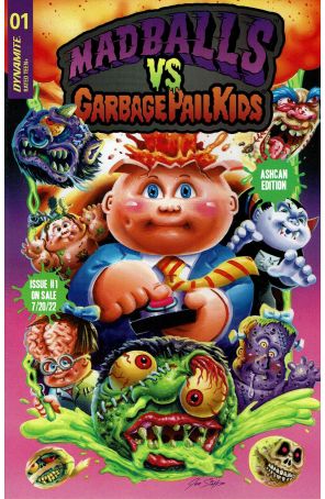 Madballs vs Garbage Pail Kids Ashcan 1 published by Dynamite with cover art by Joe Simko