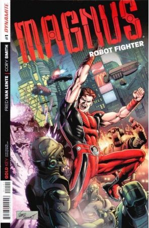 Magnus Robot Fighter (Dynamite Vol. 1) 1A published by Dynamite with cover art by Joe Bennett