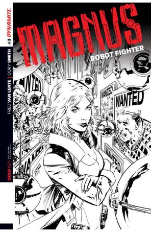 Magnus Robot Fighter (Dynamite Vol. 1) 3 (2nd) published by Dynamite with cover art by Gabriel Hardman