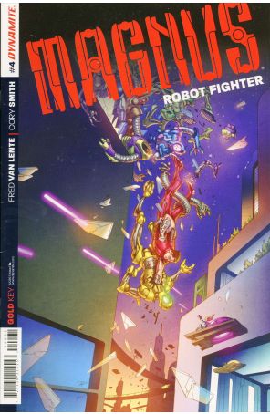 Magnus Robot Fighter (Dynamite Vol. 1) 4E published by Dynamite with cover art by Phil Hester