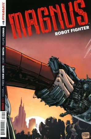 Magnus Robot Fighter (Dynamite Vol. 1) 8 published by Dynamite with cover art by Gabriel Hardman