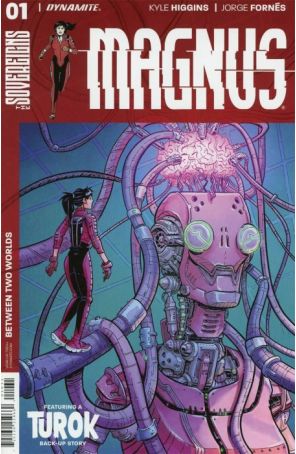 Magnus 1C published by Dynamite with cover art by Aaron Conley