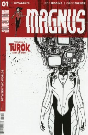 Magnus 1E published by Dynamite with cover art by Jorge Fornes