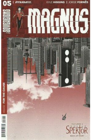 Magnus 5B published by Dynamite with cover art by Jorge Fornes