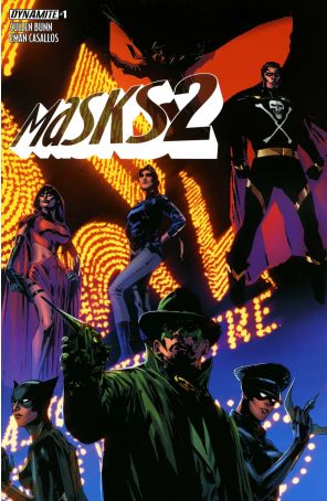 Masks 2 1A published by Dynamite with cover art by Butch Guice and Alex Guimarães (colors)