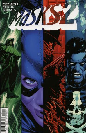 Masks 2 7A published by Dynamite with cover art by Butch Guice