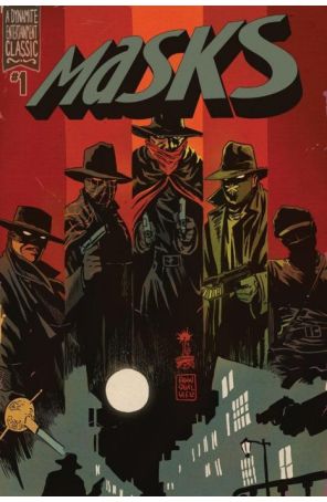 Masks 1D published by Dynamite with cover art by Francesco Francavilla