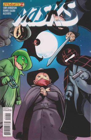 Masks 2K published by Dynamite with cover art by Alex Ross