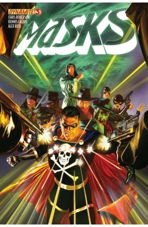 Masks 3A published by Dynamite with cover art by Alex Ross