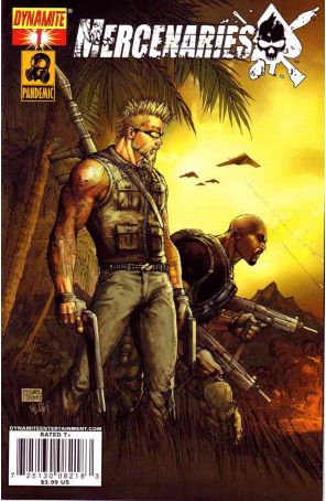Mercenaries 1A published by Dynamite with cover art by Michael Turner