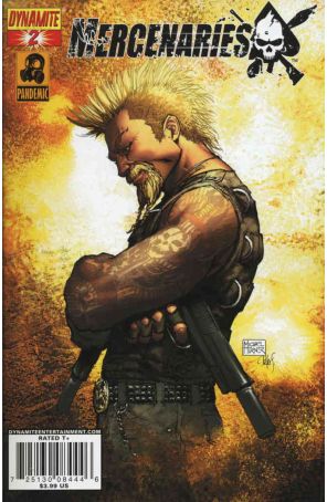 Mercenaries 2A published by Dynamite with cover art by Michael Turner