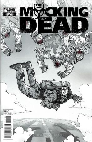 Mocking Dead (Vol. 1) 2A published by Dynamite with cover art by Max Dunbar
