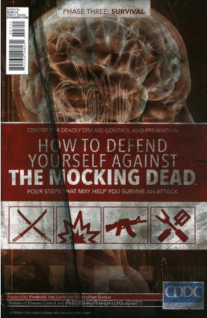 Mocking Dead (Vol. 1) 3 published by Dynamite with cover art by Bill Tortolini
