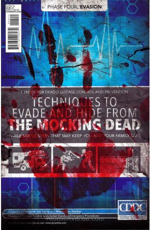 Mocking Dead (Vol. 1) 4 published by Dynamite with cover art by Bill Tortolini