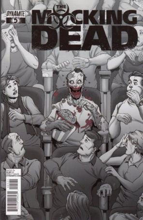 Mocking Dead (Vol. 1) 5A published by Dynamite with cover art by Max Dunbar