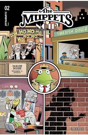 Muppets Noir 2A published by Dynamite with cover art by Roger Langridge