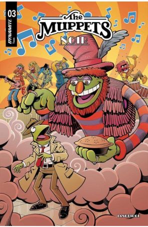 Muppets Noir 3A published by Dynamite with cover art by Roger Langridge