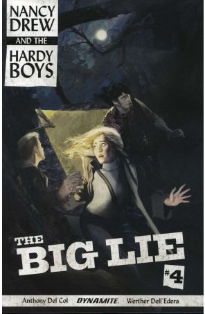 Nancy Drew and the Hardy Boys: The Big Lie 4A published by Dynamite with cover art by Fay Dalton