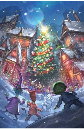 Nightmare Before Christmas: The Shiver of Christmas Town 2G published by Dynamite with cover art by Alan Quah