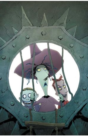 Nightmare Before Christmas: The Shiver of Christmas Town 2I published by Dynamite with cover art by Jae Lee