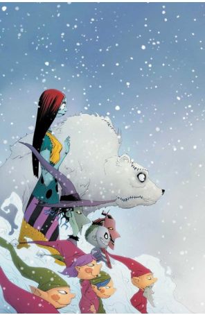 Nightmare Before Christmas: The Shiver of Christmas Town 3I published by Dynamite with cover art by Jae Lee