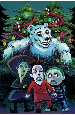 Nightmare Before Christmas: The Shiver of Christmas Town 4H published by Dynamite with cover art by Soo Lee