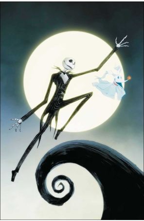 Nightmare Before Christmas: The Shiver of Christmas Town 4I published by Dynamite with cover art by Jae Lee