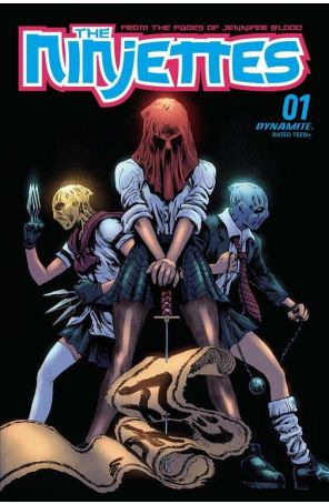 Ninjettes (2nd Series) 1B published by Dynamite with cover art by Jonathan Lau