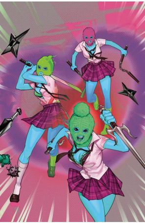 Ninjettes (2nd Series) 1R published by Dynamite with cover art by Leirix